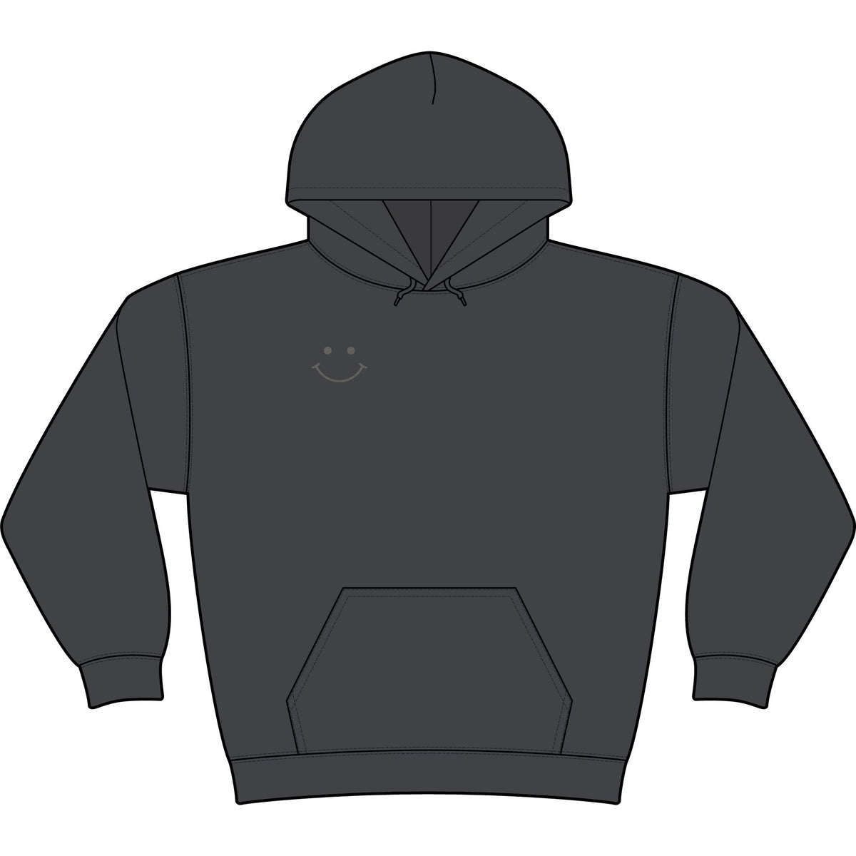 QUIET SMILE — SMILE Hoodie