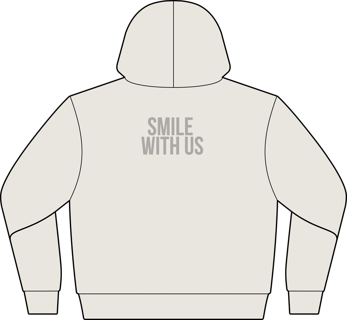 HEAVY ZIP — SMILE Zip Hoodie