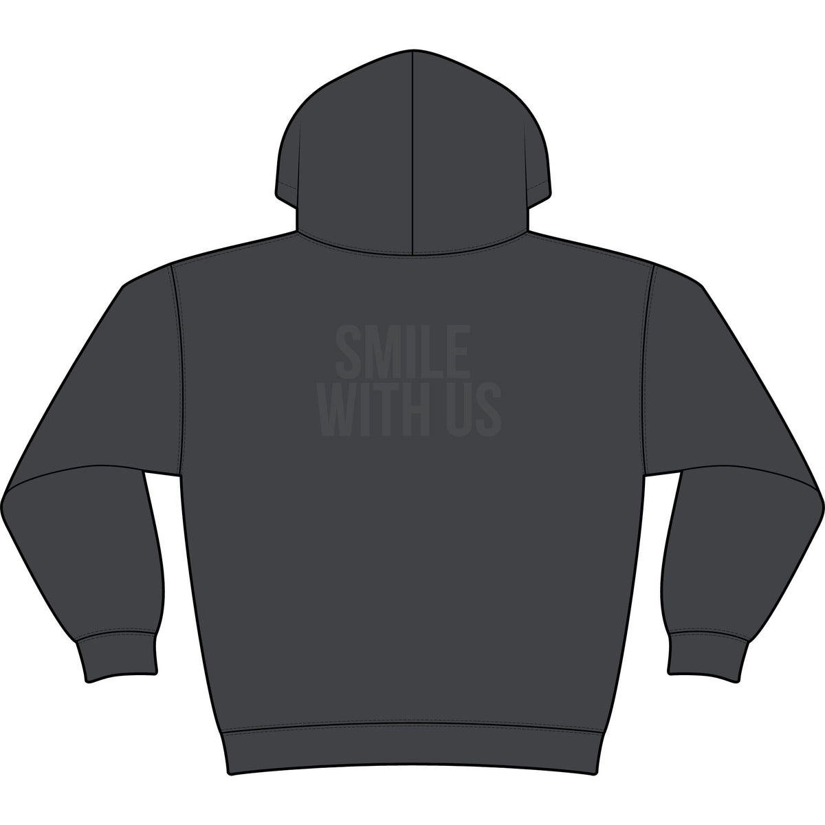 QUIET SMILE — SMILE Hoodie